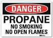 Danger Sign 10inx14in Reflctv Sheeting