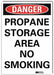 Danger Sign 5inx7in Reflective Sheeting