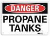 Danger Sign 7 inx10 in Plastic