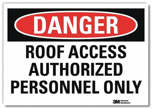 Danger Sign 10inx14in Reflctv Sheeting
