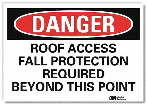 Danger Sign 10inx14in Reflctv Sheeting