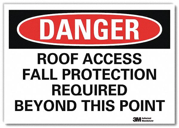 Danger Sign 7inx10in Reflective Sheeting