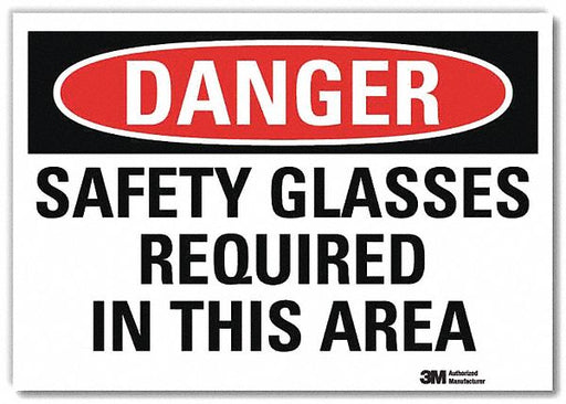 Danger Sign 10inx14in Reflctv Sheeting