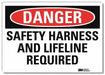 Danger Sign 5inx7in Reflective Sheeting