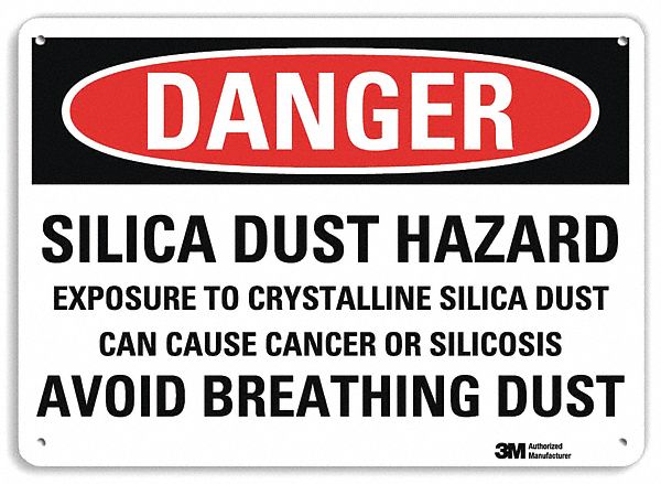 Danger Sign 7 in x 10 in Aluminum