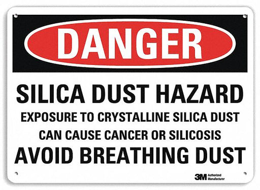 Danger Sign 7 inx10 in Plastic