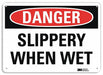 Danger Sign 10 in x 14 in Aluminum