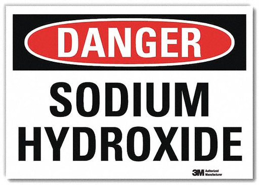 Danger Sign 5inx7in Reflective Sheeting