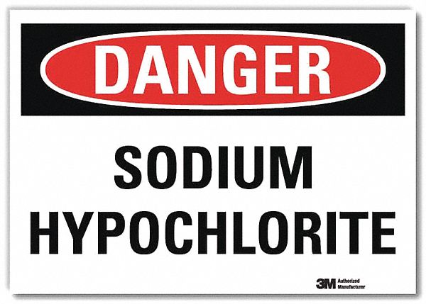 Danger Sign 5inx7in Reflective Sheeting