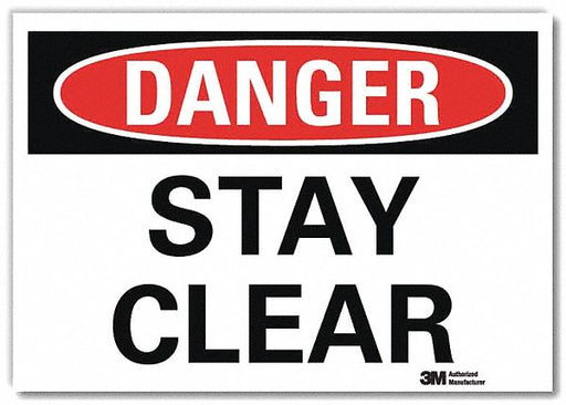 Danger Sign 5inx7in Reflective Sheeting