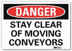 Danger Sign 5inx7in Reflective Sheeting