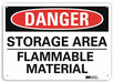 Danger Sign 10 in x 14 in Plastic