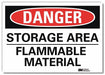 Danger Sign 5inx7in Reflective Sheeting