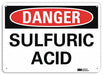 Danger Sign 10 inx14 in Plastic