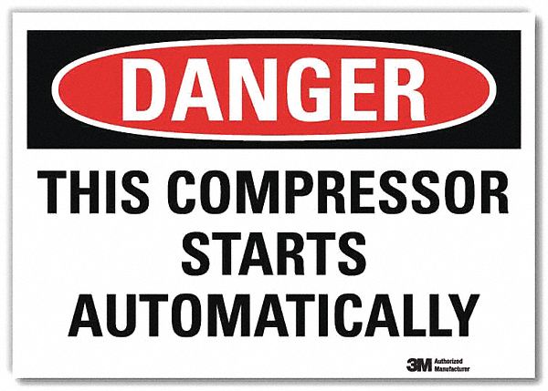 Danger Sign 7inx10in Reflective Sheeting