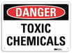 Danger Sign 7 in x 10 in Plastic