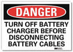 Danger Sign 7inx10in Reflective Sheeting