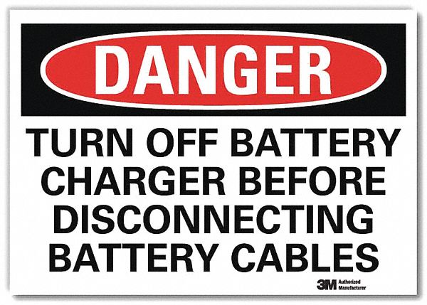 Danger Sign 7inx10in Reflective Sheeting