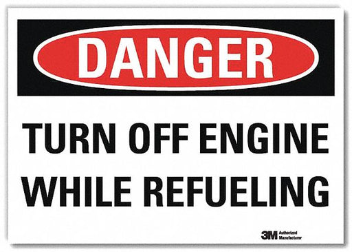 Danger Sign 7inx10in Reflective Sheeting