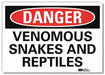 Danger Sign 7 in x 10 in Rflct Sheeting