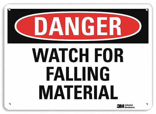 Danger Sign 7 inx10 in Plastic