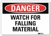 Danger Sign 7 in x 10 in Rflct Sheeting
