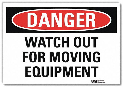 Danger Sign 10inx14in Reflctv Sheeting