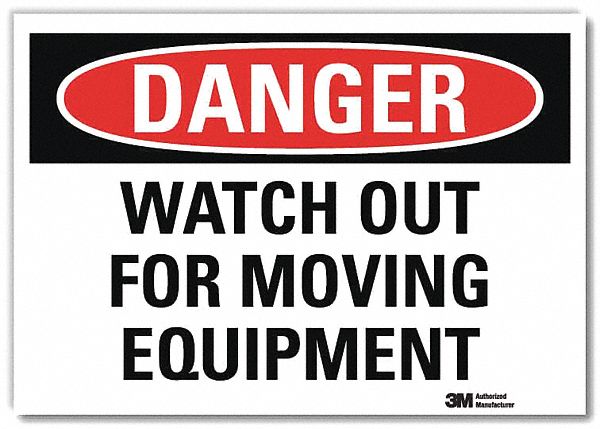 Danger Sign 10inx14in Reflctv Sheeting