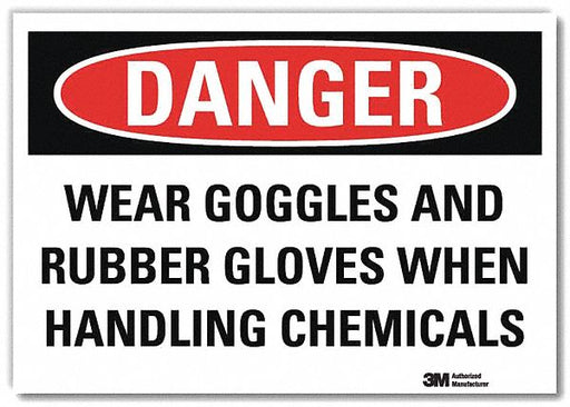 Danger Sign 10inx14in Reflctv Sheeting