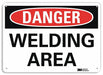 Danger Sign 7 inx10 in Plastic