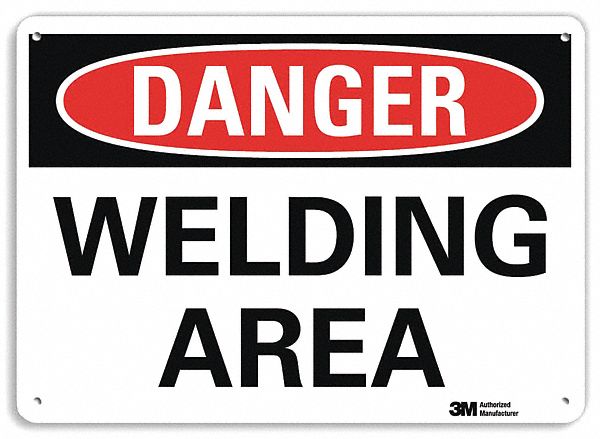 Danger Sign 7 inx10 in Plastic