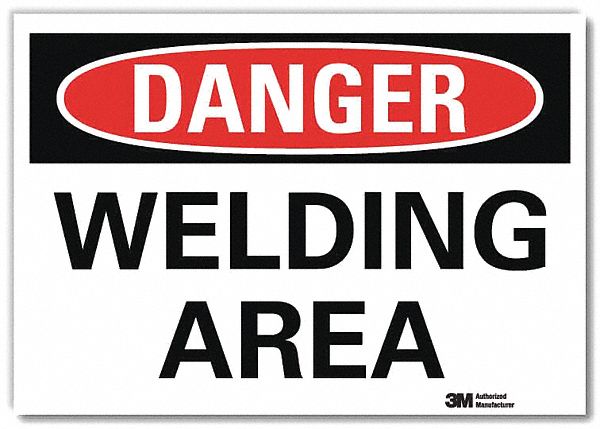 Danger Sign 5inx7in Reflective Sheeting
