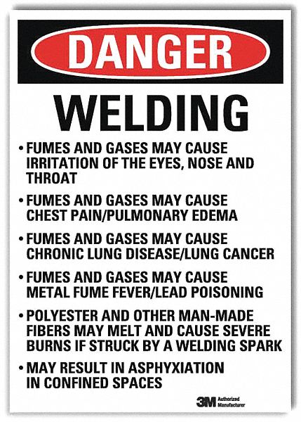 Danger Sign 7inx5in Reflective Sheeting