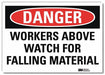 Danger Sign 5 in x 7 in Rflct Sheeting