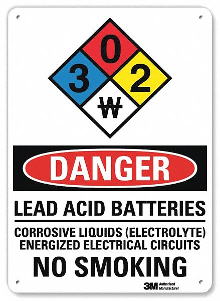 Danger Sign 10 inx7 in Plastic