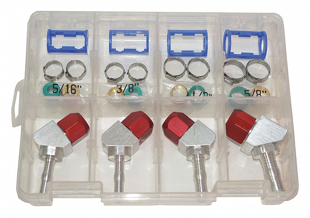 A/C Line 45 Deg Repair Kit SAE 28 pcs.