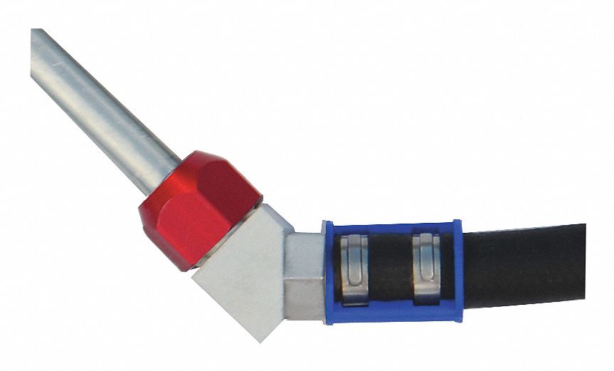 Connector 45 Deg 3/8in Tube to #6 Hose