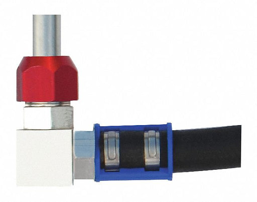 Connector 90 Deg 1/2 in Tube to #8 Hose