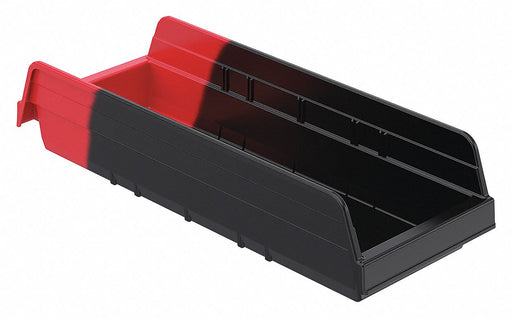 H8697 ShelfBin 17.875inL 6.625inW Plastic