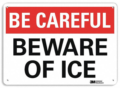 Safety Sign 7 inx10 in Plastic