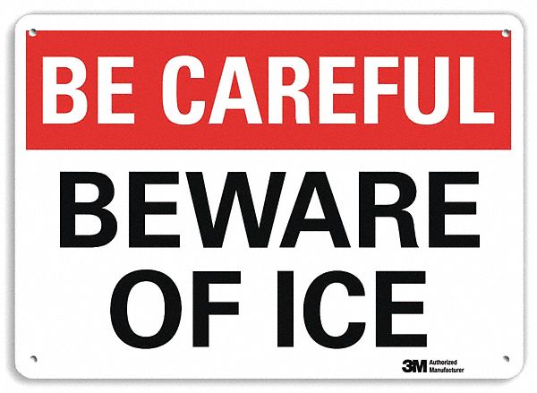 Safety Sign 7 inx10 in Plastic