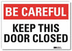 Safety Decal 7x10in Reflective Sheeting