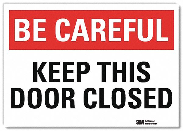 Safety Decal 5inx7in Reflective Sheeting