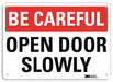Safety Sign 7 in x 10 in Plastic