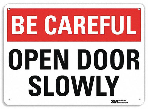 Safety Sign 7 in x 10 in Plastic