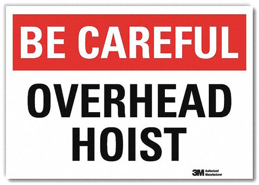 Safety Decal 7 in x 10 in Rflct Sheeting