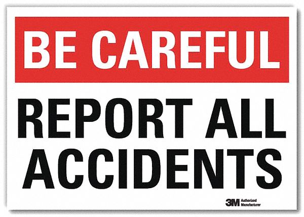 Safety Decal 10in x 14in Rflct Sheeting