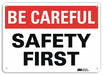 Safety Sign 10 inx14 in Plastic