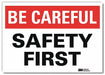 Safety Decal 10in x 14in Rflct Sheeting
