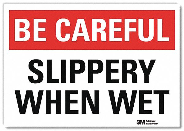 Safety Decal 7inx10in Reflctv Sheeting